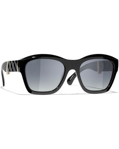 Chanel Sunglass Square Sunglasses CH6055B - Noir