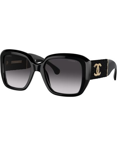 Chanel Sunglass Square Sunglasses CH5512 - Schwarz