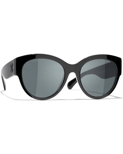 Chanel Sunglass Butterfly Sunglasses CH5498B - Schwarz