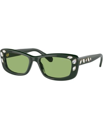 Swarovski Sunglasses Sk6008 - Green