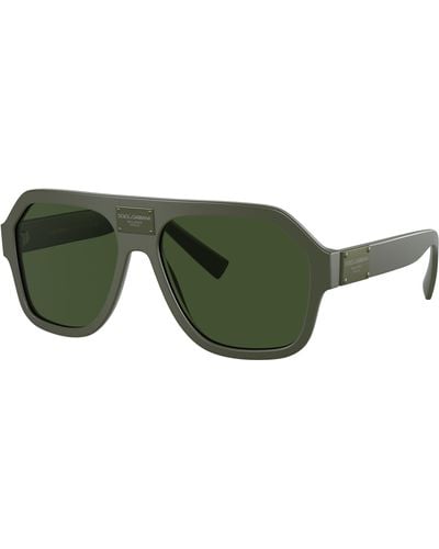 Dolce & Gabbana Sunglasses Dg4433f - Green