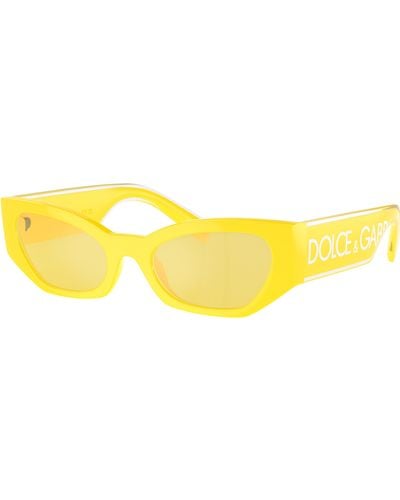 Dolce & Gabbana Sunglass Dg6186 - Yellow