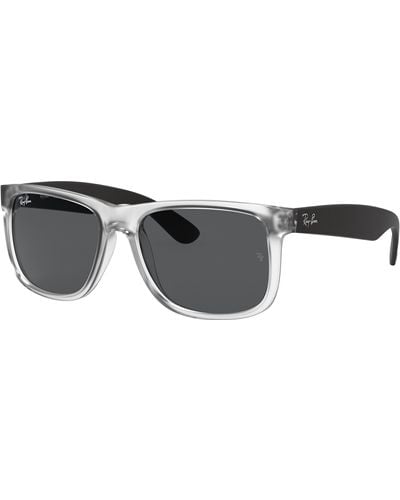 Ray-Ban Justin Color Mix Sunglasses Frame Gray Lenses - Black
