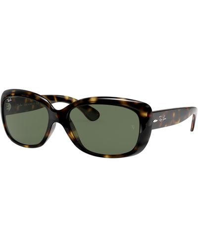 Ray-Ban Jackie ohh gafas de sol montura green lentes polarizados - Multicolor
