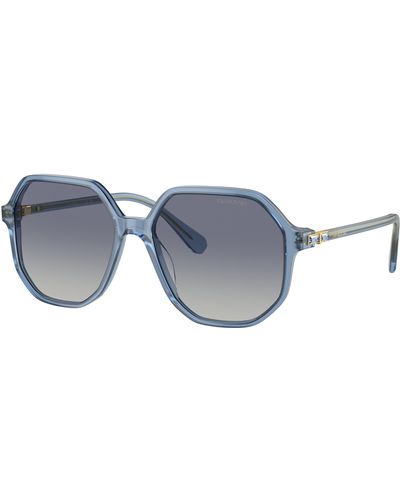 Swarovski Sk6003 Octagonal Sunglasses - Black