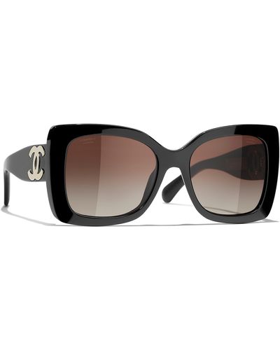 Chanel Sunglass Square Sunglasses CH5494 - Schwarz