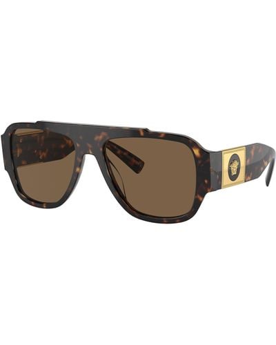 Versace Sunglasses, Ve4436u57-x - Metallic