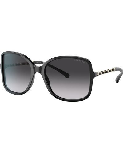 Chanel Sunglass Square Sunglasses CH5210Q - Schwarz