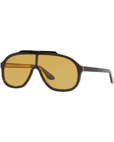 Gucci gg1038s Acetate Aviator Sunglasses - Metallic