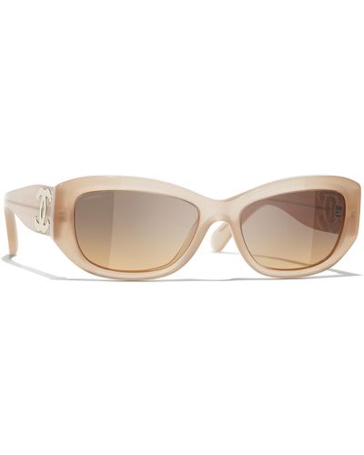 Chanel Sunglass Rectangle Sunglasses CH5493 - Schwarz