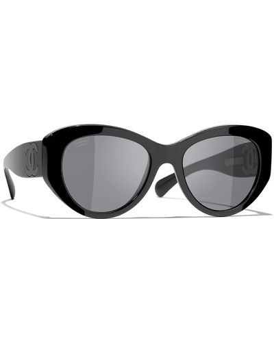 Chanel Sunglass Butterfly Sunglasses CH5492 - Noir