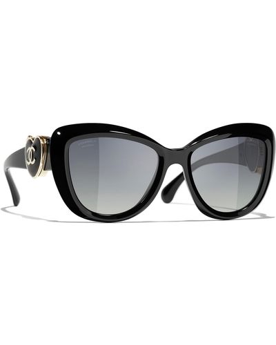 Chanel Sunglass Butterfly Sunglasses CH5517 - Schwarz