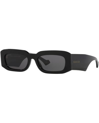 Gucci Gafas de sol negras y gruesas - Negro