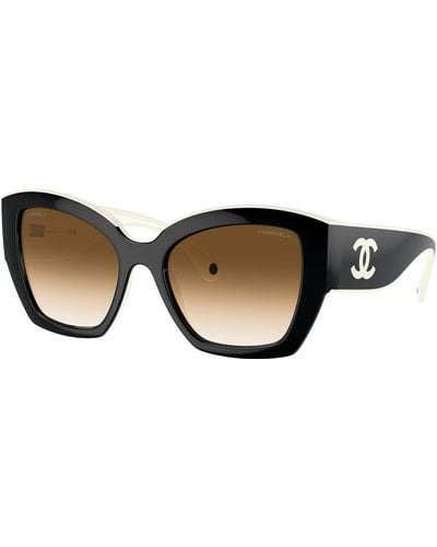 Chanel Sunglasses Ch6058 - Black