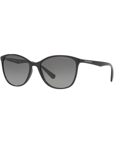 Emporio Armani Ea4073 Cat Eye Sunglasses - Black