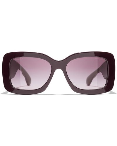 Chanel Sunglass Rectangle Sunglasses CH5483 - Schwarz