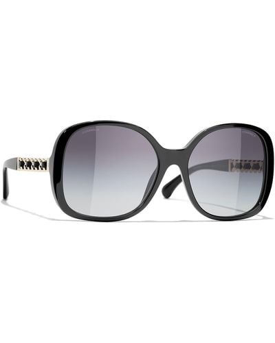 Chanel Sunglass Square Sunglasses CH5470Q - Schwarz