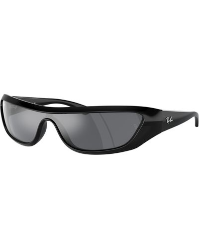 Ray-Ban Xan bio-based lunettes de soleil monture verres gris - Noir