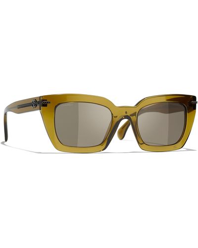 Chanel Sunglass Square Sunglasses CH5509 - Noir