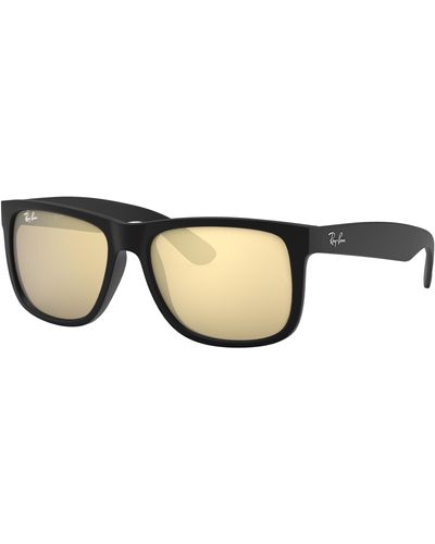 Ray-Ban Justin color mix gafas de sol montura oro lentes - Negro