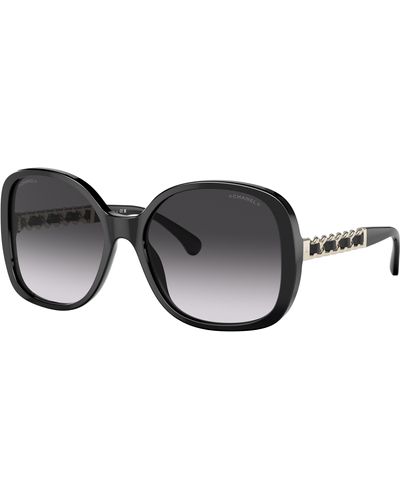 Chanel Sunglass Square Sunglasses CH5470Q - Schwarz
