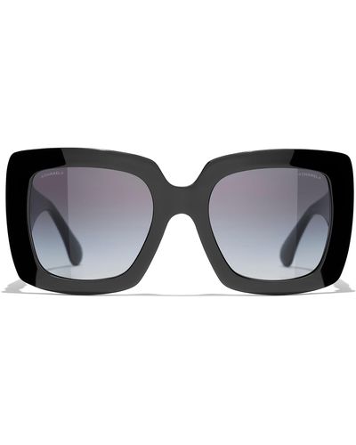 Chanel Sunglass Square Sunglasses CH5474Q - Schwarz