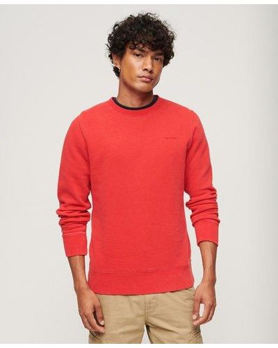 Superdry Vintage Washed Sweatshirt - Red