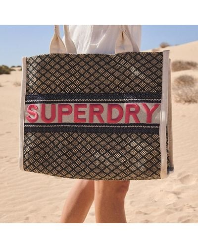 Superdry Luxe Tote Bag - Blue