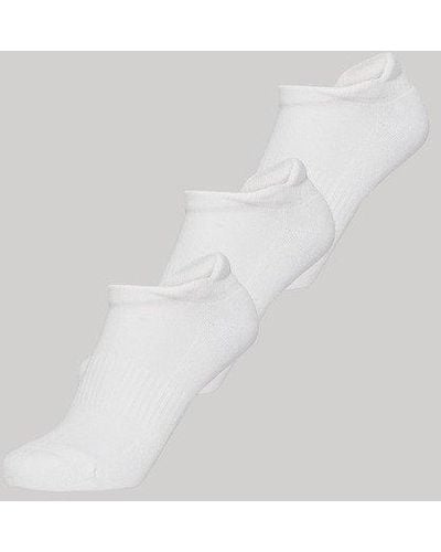 Superdry Trainer Sock 3 Pack - White