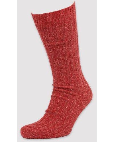 Superdry Lowell Neps Socks - Red