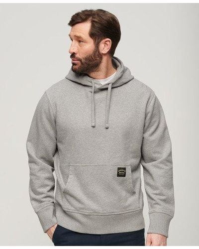Superdry Contrast Stitch Relaxed Hoodie - Grey