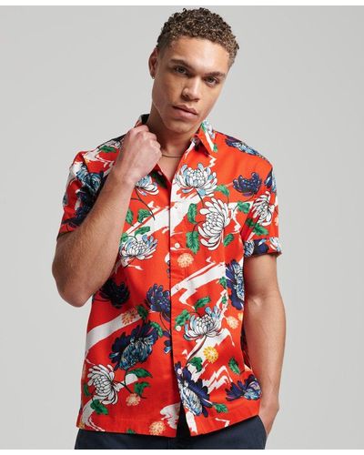 Superdry Vintage Hawaiian Shirt - Mens Mens Vacation-shop