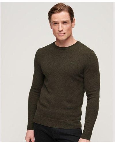 Superdry Essential Crew Sweater - Green