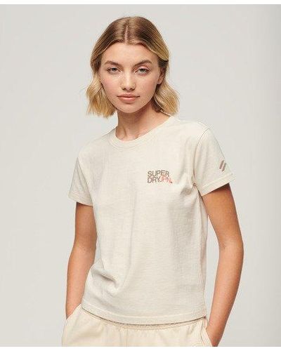 Superdry Sportswear Logo Fitted T-shirt - White