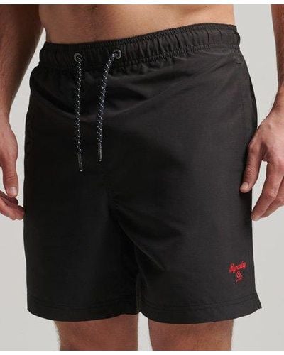 Superdry Polo Recycled Swim Shorts - Black