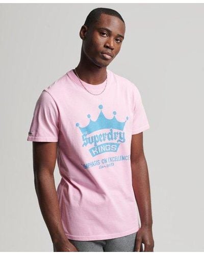 Superdry Limited Edition Vintage 04 Rework Classic T-shirt - Pink