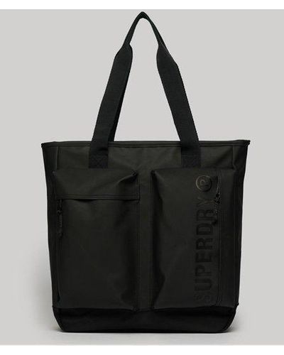 Superdry Commuter Tarp Tote Bag - Black