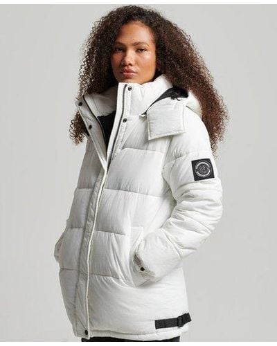 Superdry Expedition Cocoon Padded Coat - Gray