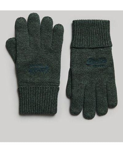 Superdry Essential Plain Gloves - Green