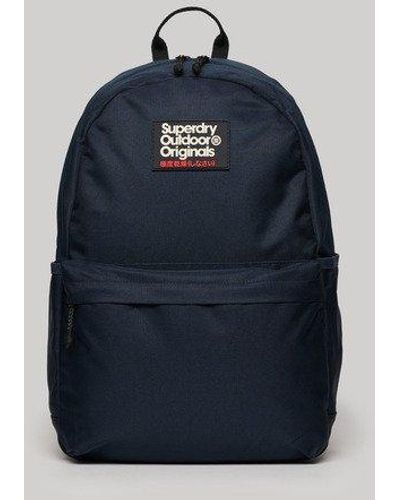 Superdry Classic Montana Backpack Navy Size: 1size - Blue