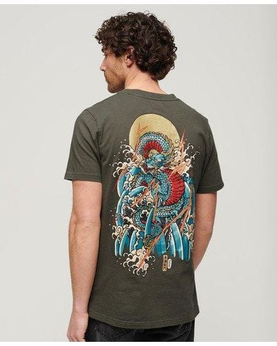 Superdry Tokyo Graphic T-shirt - Green