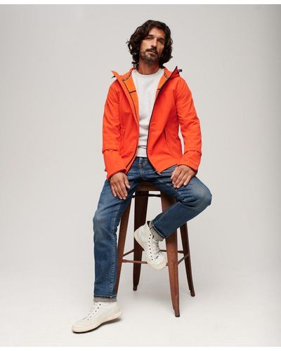 Orange Superdry Jackets for Men | Lyst