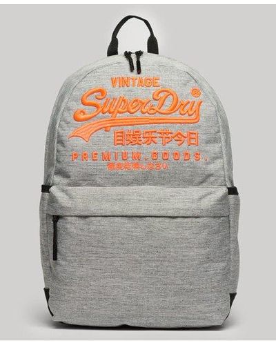 Superdry Heritage Montana Backpack Light Grey Size: 1size