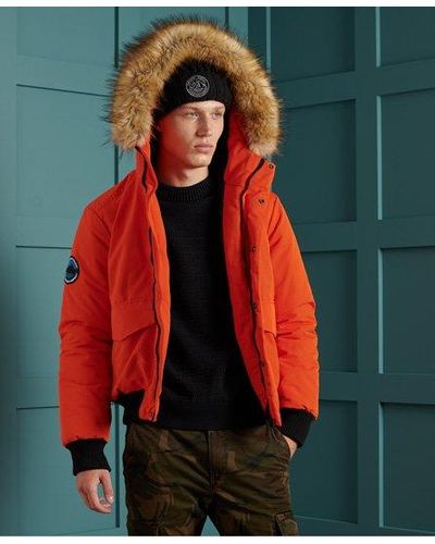 Superdry Everest Bomber Jacket - Orange