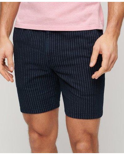 Superdry Indigo Bermudashort - Blauw