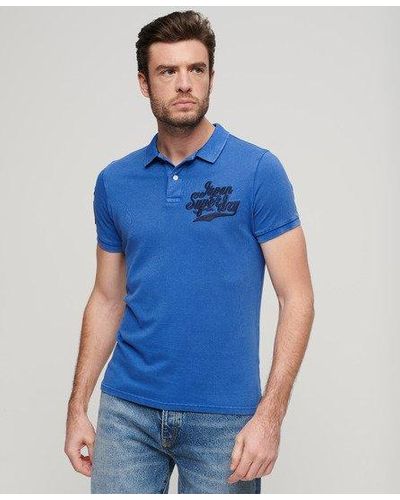 Superdry Superstate Polo Shirt - Blue