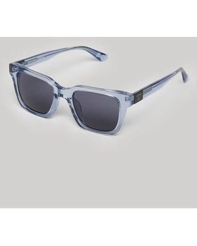Superdry Classic Brand Print Sdr Garritsen Sunglasses - Blue