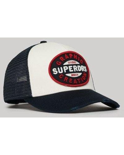Superdry Mesh Trucker Cap - Blue