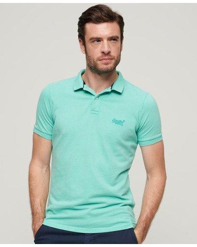 Superdry Destroyed Polo Shirt - Green