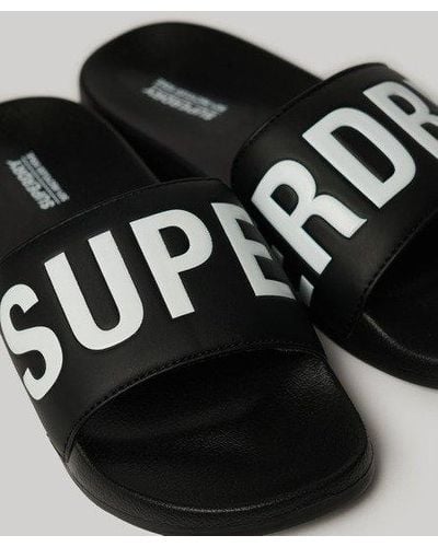 Superdry Sandales de piscine véganes core - Noir